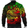 FUNSTUFFPRINT Bomber Jacket Vanuatu – Reggae Shark Tattoo 3D Bomber Jacket
