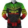 FUNSTUFFPRINT Bomber Jacket Wallis And Futuna Polynesian Chief – Reggae Version 3D Bomber Jacket