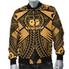 FUNSTUFFPRINT Bomber Jacketamoa Polynesian – Samoa Gold Seal with Polynesian Tattoo 3D Bomber Jacket