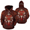 FUNSTUFFPRINT DREAMCATCHER EAGLE NATIVE All  3D Hoodie and Zip Hoodie
