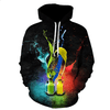 FUNSTUFFPRINT Color Unisex  3D Hoodie and Zip Hoodie