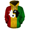 FUNSTUFFPRINT  African Yin Yang 3D Hoodie and Zip Hoodie