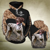 FUNSTUFFPRINT Gift For Dog Lover VH GERMAN SHORTHAIRED POINTER  3D Hoodie and Zip Hoodie