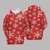 FUNSTUFFPRINT Snowflakes   3D Hoodie and Zip Hoodie