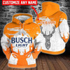 FUNSTUFFPRINT Custom  Busch Light Beer Hunter Full Printing 3D Hoodie and Zip Hoodie