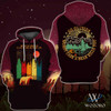 FUNSTUFFPRINT Bear Vintage Forest Camping 3D Hoodie and Zip Hoodie