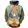 FUNSTUFFPRINT  Egyptian Sekhmet God   3D Hoodie and Zip Hoodie