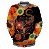 FUNSTUFFPRINT Aboriginal Naidoc Week 2021 Turtle Lizard 3D Baseball Jacket S3VJ-10072