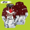 FUNSTUFFPRINT It’s The Most Wonderful Time For A Beer  3D Hoodie and Zip Hoodie