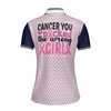 You Picked The Wrong Girl Breast Cancer Awareness Short Sleeve Women Polo Shirt, Breast Cancer Shirt - Perfect Gift For Women
