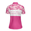 Pink Camouflage Golf Clubs Women Polo Shirt, Life Is Full Of Important Choices Short Sleeve Shirt For Female, Best Golf Shirts For Hot Weather