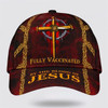 FUNSTUFFPRINT Fully Vaccinated By The Blood Of Jesus Cross Nails Baseball Cap - Christian Hats for Men and Women
