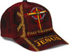 FUNSTUFFPRINT Fully Vaccinated By The Blood Of Jesus Cross Nails Baseball Cap - Christian Hats for Men and Women