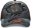 FUNSTUFFPRINT Forgiven Nail Cross With American Flag All Over Print Baseball Cap - Christian Hats For Men Women