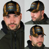 FUNSTUFFPRINT Lion Cross Way Maker Miracle Worker Promise Keeper All Over Print Baseball Cap