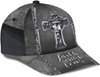 FUNSTUFFPRINT Faith Over Fear Jesus Cross Baseball Cap - Christian Hats for Men and Women