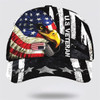 FUNSTUFFPRINT Eagle Us Veteran Baseball Cap - Christian Hats for Men and Women