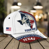FUNSTUFFPRINT Personalized 3D All Over Print Texas Cap - Baseball Cap God Bless Texas - Pray For Texas Cap Hat