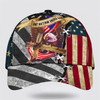 FUNSTUFFPRINT One Nation Under God Cross Eagle Classic Hat All Over Print - Christian Hats for Men and Women