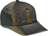 FUNSTUFFPRINT Never Underestimate Who Believes In Jesus Classic Hat All Over Print - Christian Hats for Men and Women