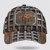 FUNSTUFFPRINT Jesus With 3 Nails Classic Hat All Over Print - Christian Hats for Men and Women