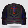 FUNSTUFFPRINT Jesus Save Cross Classic Hat All Over Print - Christian Hats for Men and Women