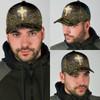 FUNSTUFFPRINT He Is Risen Cross Baseball Cap - Christian Hats for Men and Women