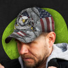 FUNSTUFFPRINT Eagle God Bless America Baseball Cap - Christian Hats for Men and Women
