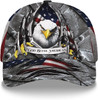 FUNSTUFFPRINT Eagle God Bless America Baseball Cap - Christian Hats for Men and Women