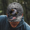 FUNSTUFFPRINT Eagle American Flag Baseball Cap - Christian Hats for Men and Women