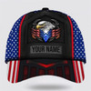 FUNSTUFFPRINT Custom Eagle America Patriotic Baseball Cap - Christian Hats for Men and Women