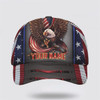 FUNSTUFFPRINT Custom Eagle Ameriacan Custom Name Baseball Cap - Christian Hats for Men and Women