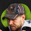 FUNSTUFFPRINT Custom Eagle Ameriacan Custom Name Baseball Cap - Christian Hats for Men and Women