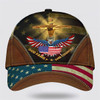 FUNSTUFFPRINT Crucifixion Of Jesus God Family And Country Baseball Cap - Christian Hats for Men and Women