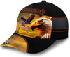 FUNSTUFFPRINT American Eagle Custom Name Baseball Cap - Christian Hats for Men and Women
