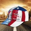 FUNSTUFFPRINT Personalized God Bless Texas 3D Full Print Baseball Cap - Texas American Pride Cap Hat - Texas Cap Hat-SBC-10142