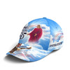 FUNSTUFFPRINT One Nation Under God Baseball Cap For Jesus Lovers Drawing Vector Style Blue