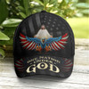 FUNSTUFFPRINT One Nation Under God America Eagle Baseball Cap