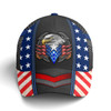 FUNSTUFFPRINT Eagles America US Flag Metallic Baseball Cap