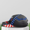 FUNSTUFFPRINT Eagles America US Flag Metallic Baseball Cap