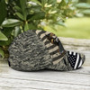 FUNSTUFFPRINT Eagle Veteran US Flag Camo Pattern Baseball Cap