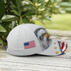 FUNSTUFFPRINT Eagle And US Flag Baseball Cap