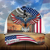 FUNSTUFFPRINT Customized One Nation Under God Baseball Classic Cap - Independence Day Cap Hat Eagle American Cap