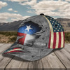 FUNSTUFFPRINT Custom With Name Texas Baseball Cap Hat - American Support Texas 3D Cap Hat - Eagle Texas Cap Hat-SBC-10185