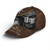 FUNSTUFFPRINT Classic Leather Style Faith Over Fear Baseball Cap