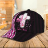 FUNSTUFFPRINT 3D All Over Print Breast Cancer Awareness Baseball Cap Hat - Custom Breast Cancer Gift
