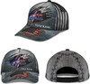 FUNSTUFFPRINT Unisex God Bless America Bald Eagle Custom Name All Over Print Baseball Cap - Christian Hats For Men Women