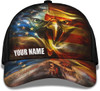 FUNSTUFFPRINT Patriotic We The People Bald Eagle Custom Name All Over Print Baseball Cap - Christian Hats For Men Women