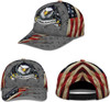 FUNSTUFFPRINT Patriotic Bald Eagle God Bless America All Over Print Baseball Cap - Christian Hats For Men Women