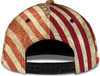 FUNSTUFFPRINT One Nation Under God Vintage Usa Flag And God And Cross All Over Print Baseball Cap - Christian Hats For Men Women